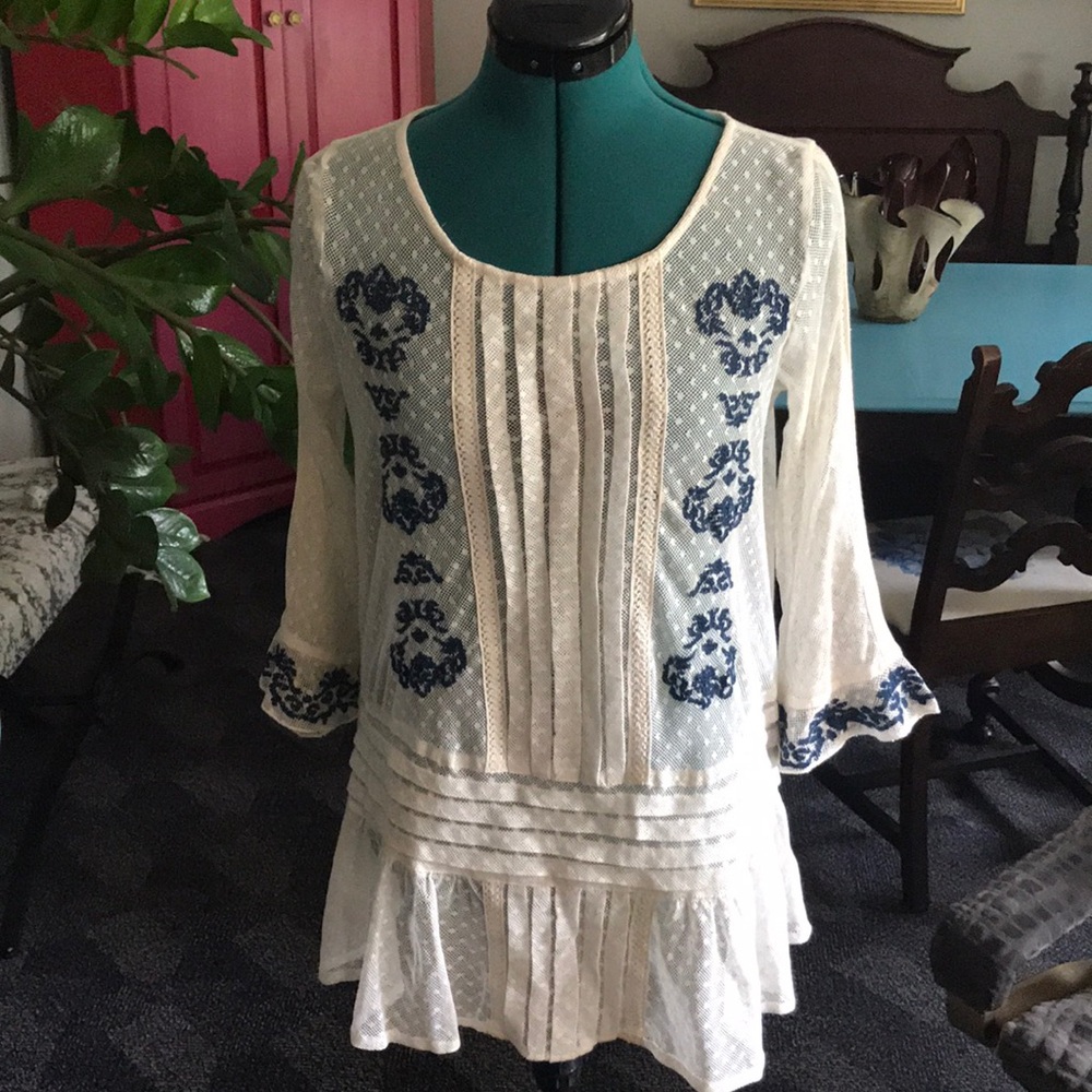 Free People sheer top